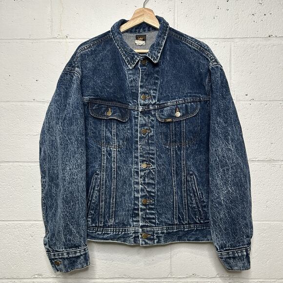 Vintage Lee Riders Union Denim Trucker Jacket “Dark Wash” - Picture 1 of 6